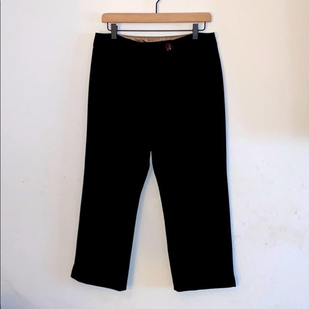 🍓3/$15 Women’s Style & Co. stretch Black crop dress Pants